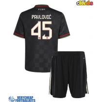 Bayern Munich Aleksandar Pavlovic #45 Replica Third Minikit 2025-26 Short Sleeve (+ pants)